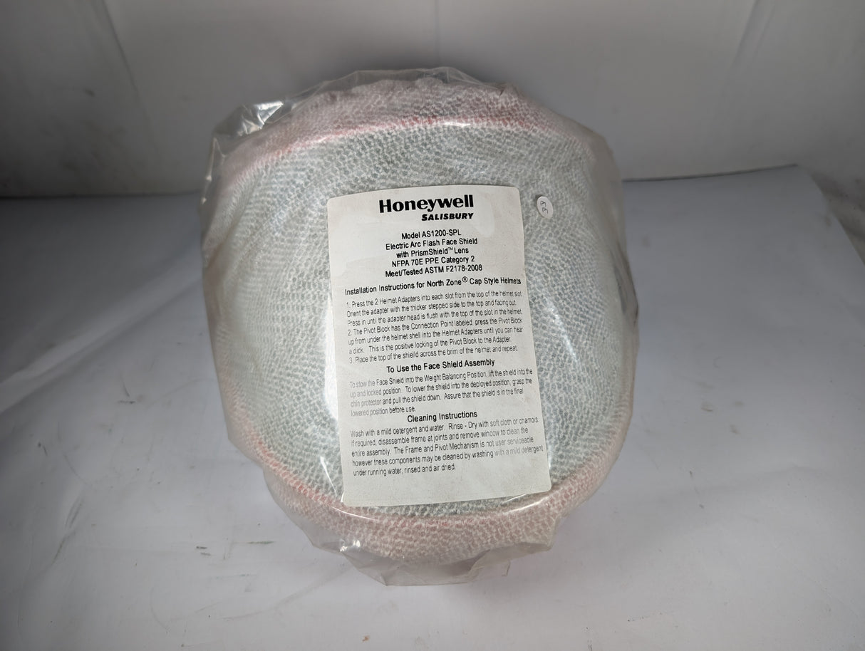 Honeywell Salisbury - Arc Flash Face Shield: 12 cal/sq cm ATPV - AS1200 - SPL - New - Big Liquidators
