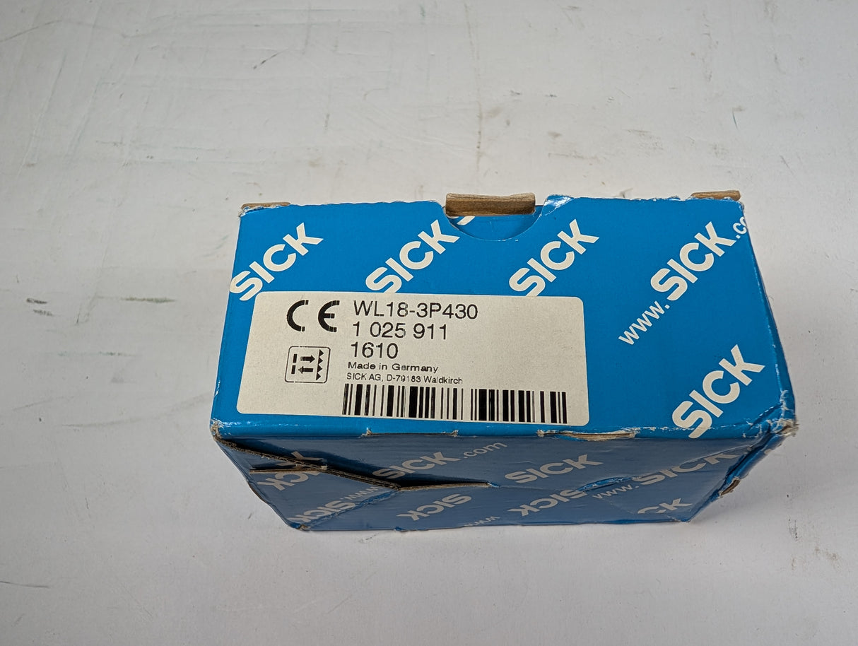 SICK - Photelectric Sensor - WL18 - 3P430 - New - Big Liquidators
