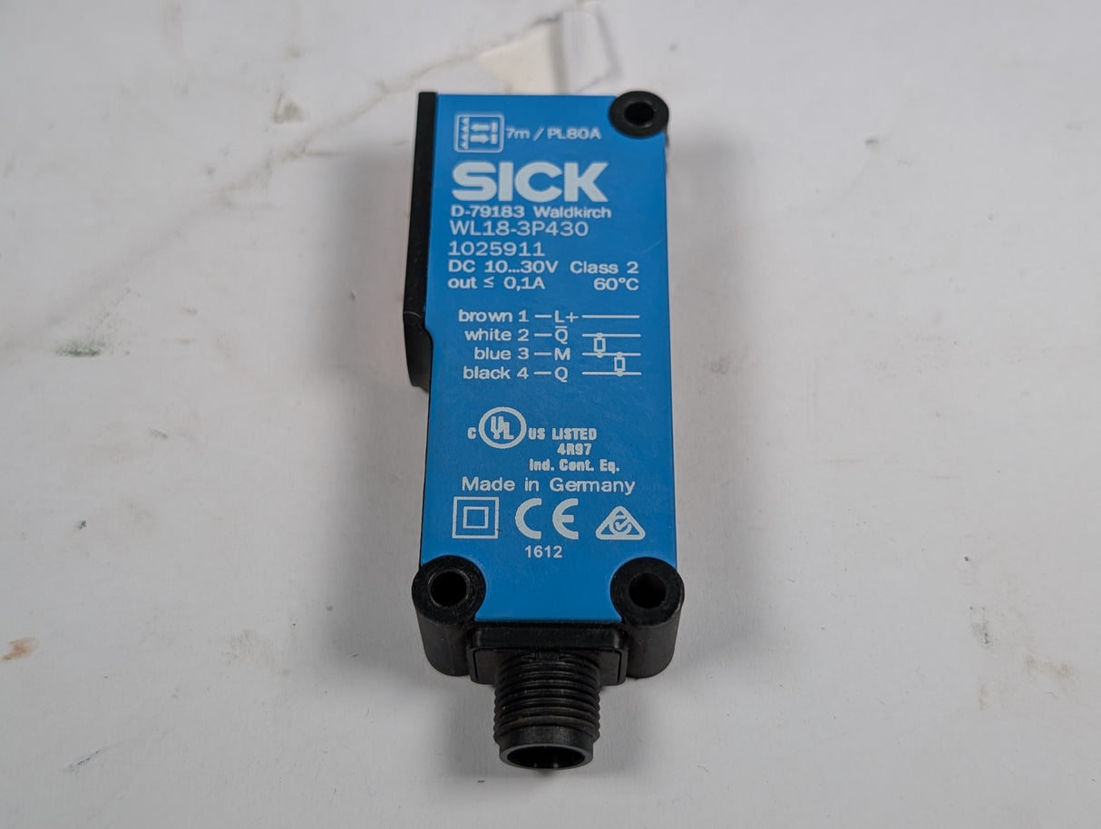 SICK - Photelectric Sensor - WL18 - 3P430 - New - Big Liquidators