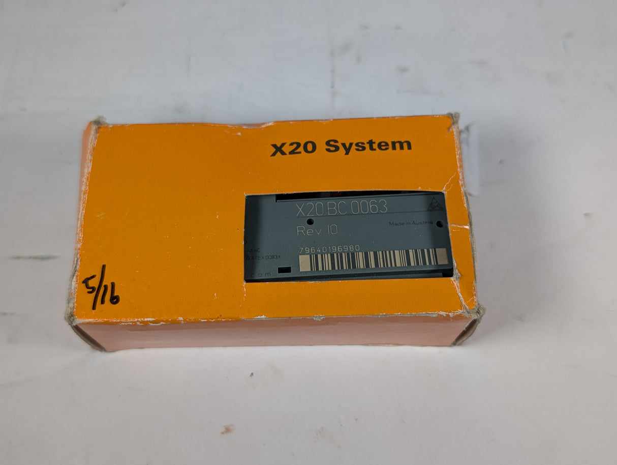 B&R - X20 Series Bus Controller - X20BC0063 - New - Big Liquidators