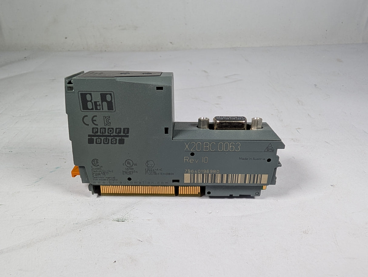 B&R - X20 Series Bus Controller - X20BC0063 - New - Big Liquidators