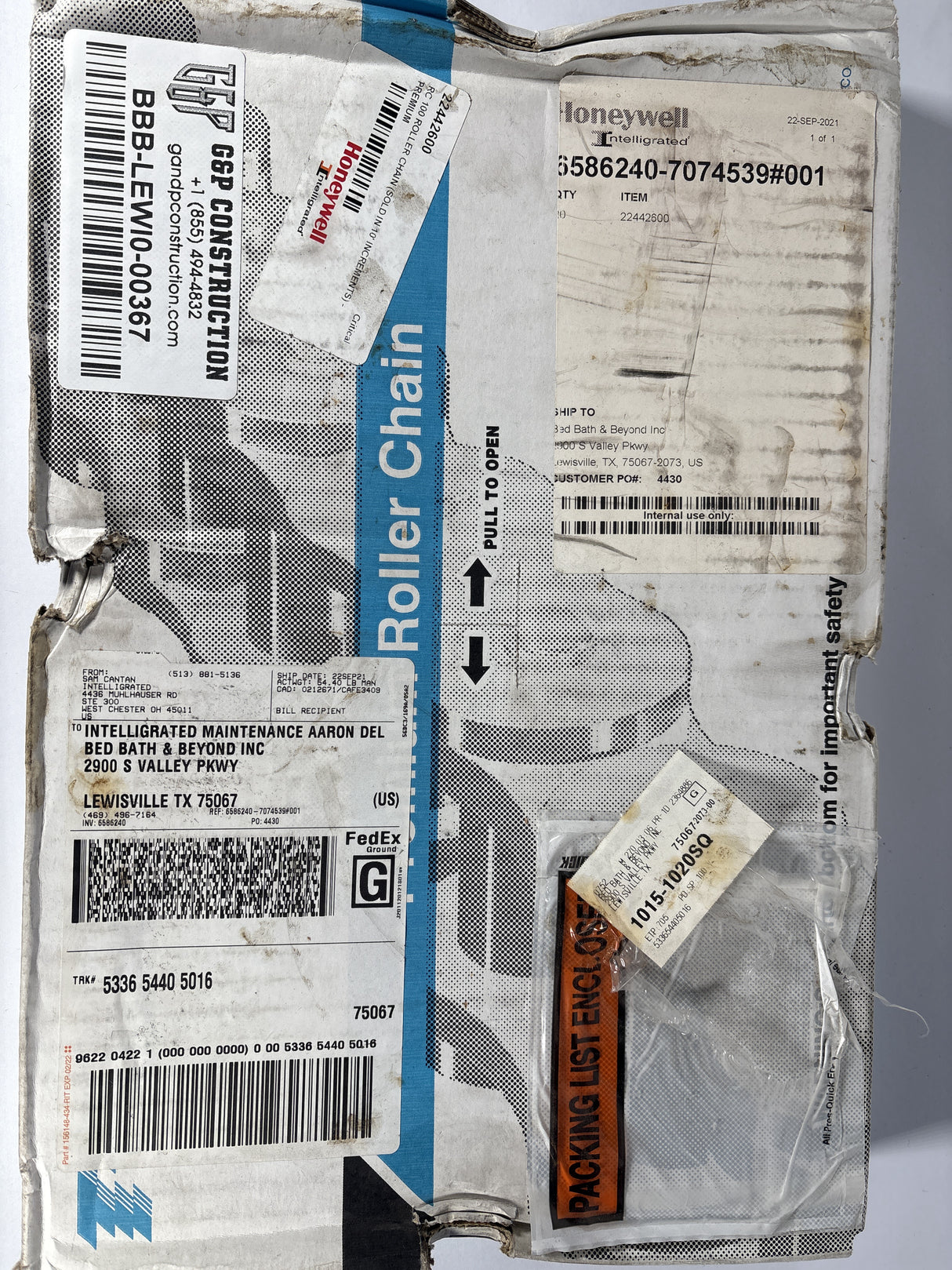 Tsubaki - 10ft Roller Chain Section - RS100 - 1 - RP - U - New - Big Liquidators