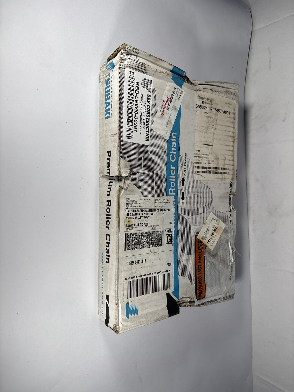 Tsubaki - 10ft Roller Chain Section - RS100 - 1 - RP - U - New - Big Liquidators