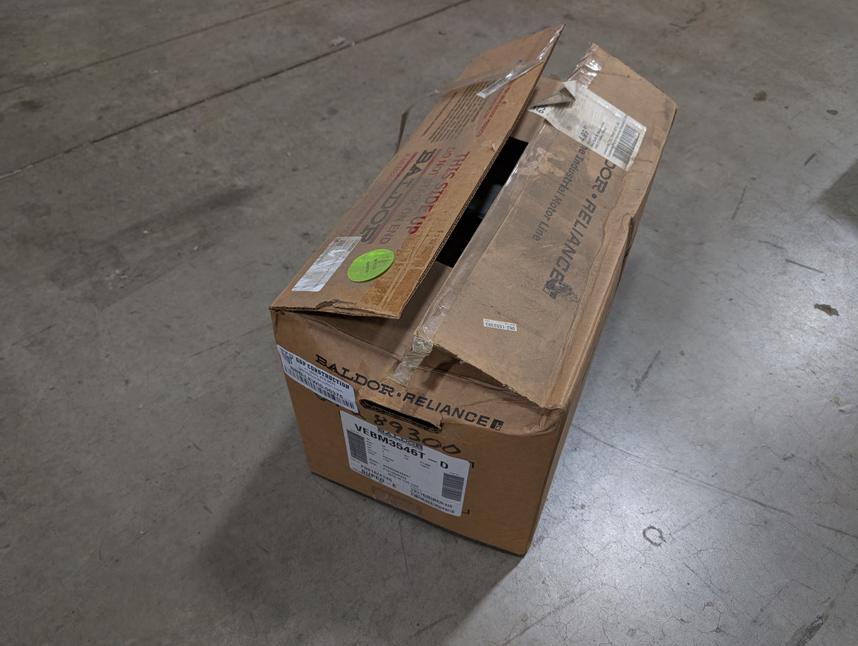 Baldor Reliance - Super - E 1 HP Electric Motor - VEBM3546T - D - New - Big Liquidators