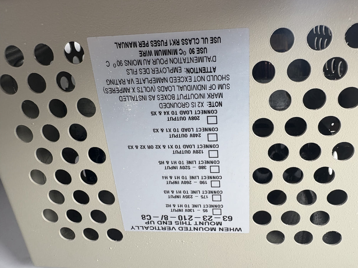 SOLA - HD - 1.000 KVA Powerline Conditioner - 63 - 23 - 210 - 8 - New - Big Liquidators