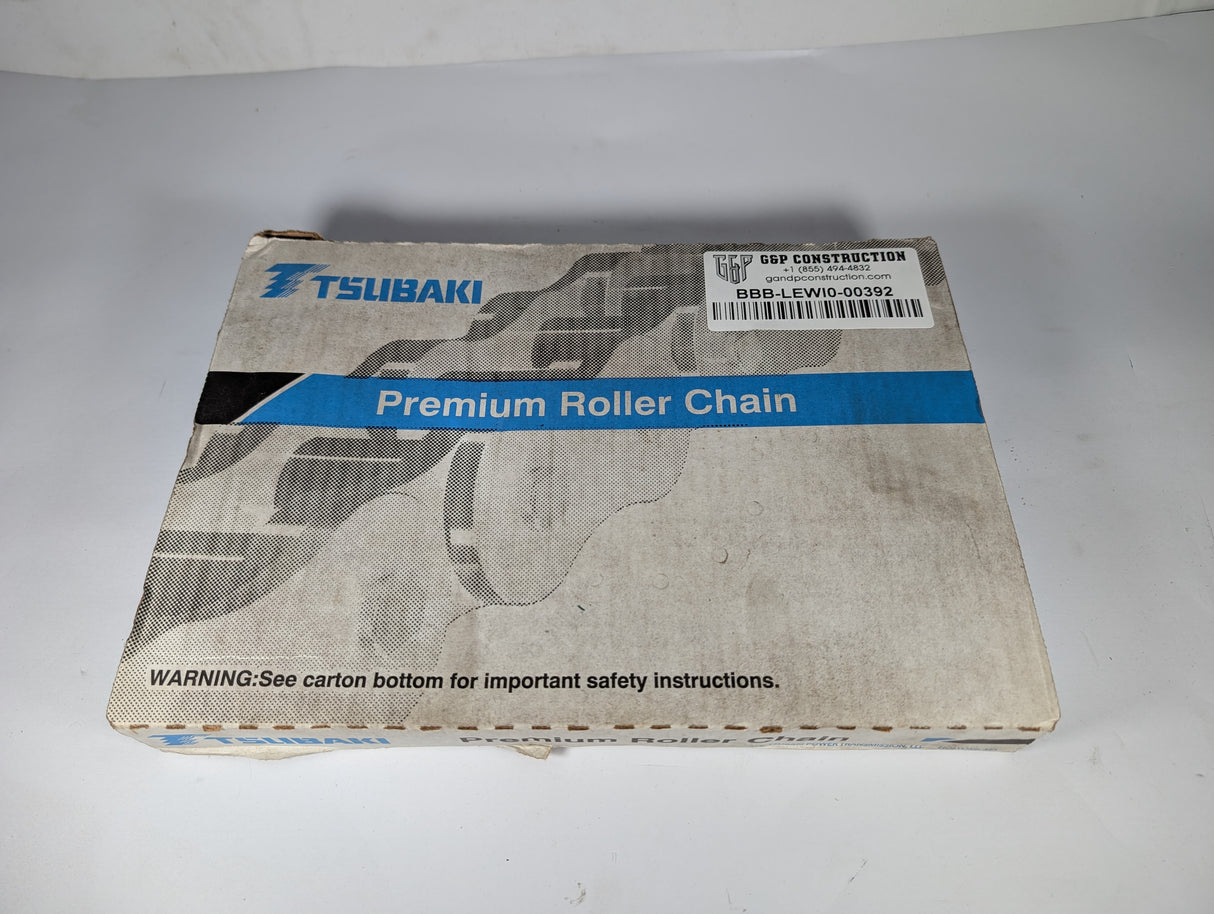 Tsubaki - 10 FT of Premium Roller Chain - RS80 RIV - New - Big Liquidators