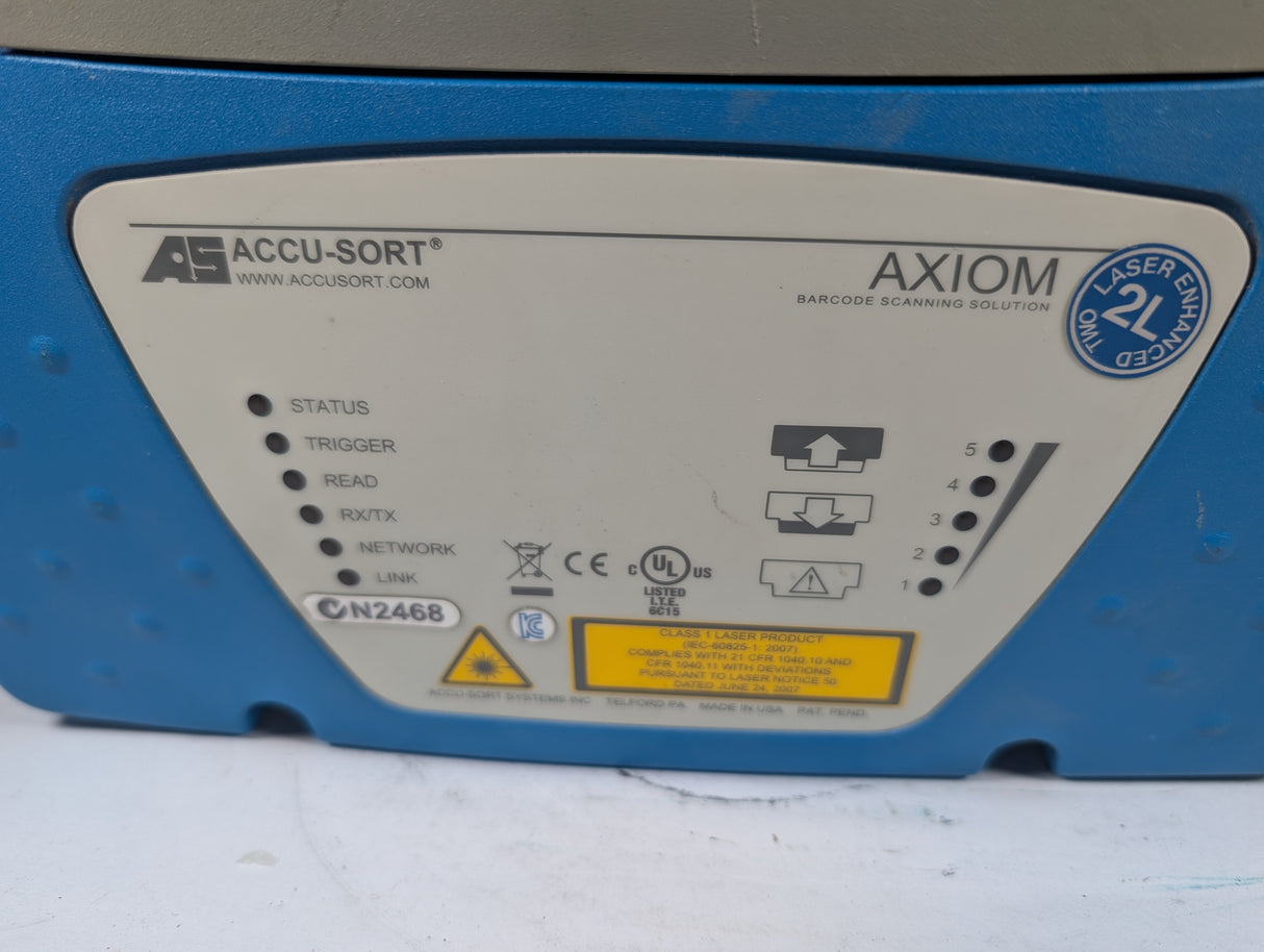 Accu - Sort - Laser Barcode Scanner - Axiom 2L - Used - Big Liquidators