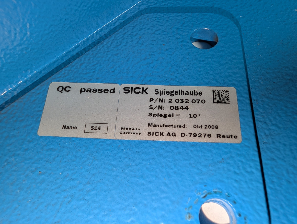 SICK - Mirror Hood for CLV490X Barcode Scanners - 2032070 - Used - Big Liquidators