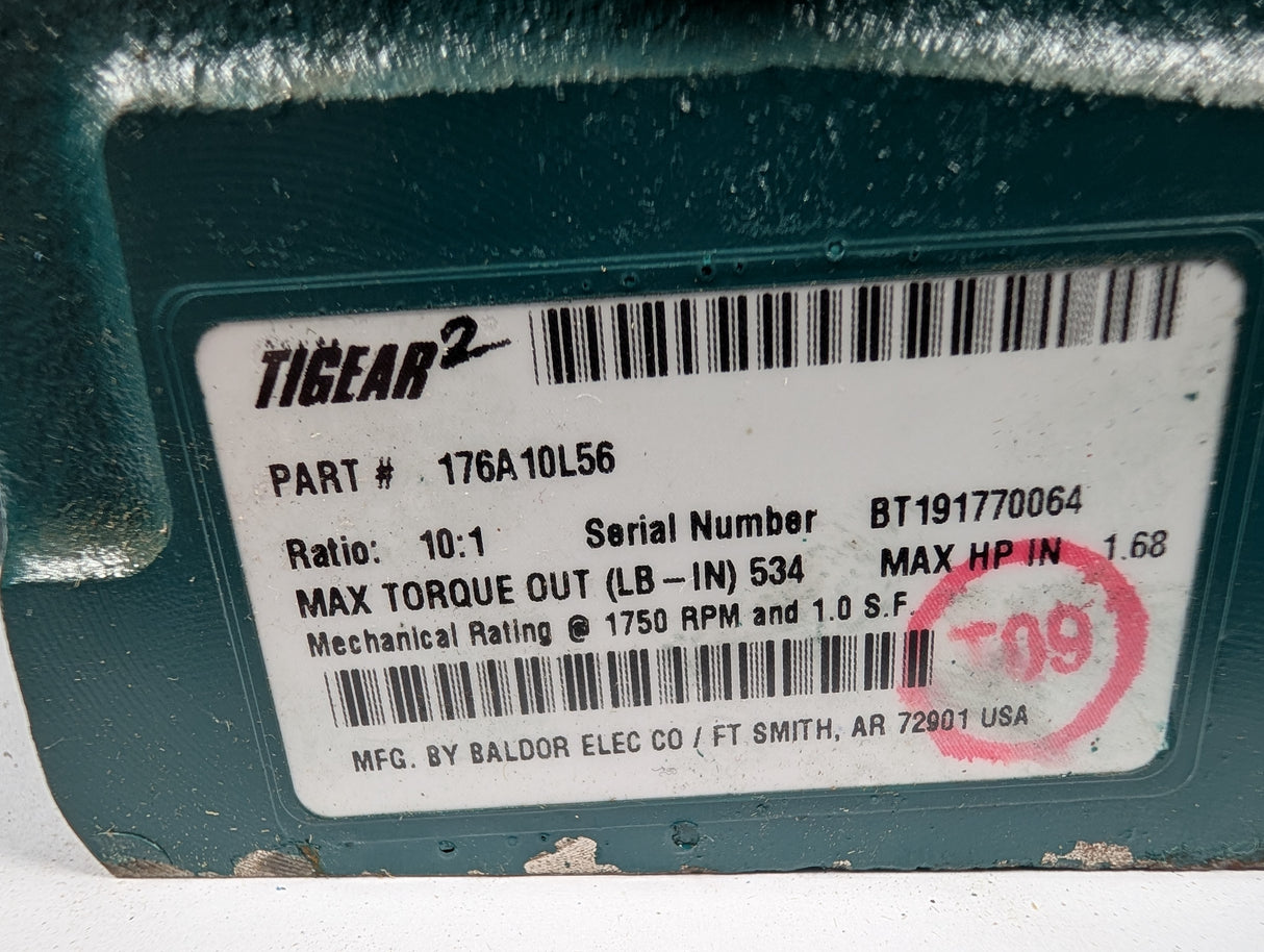 Dodge Tigear - 10:1 Gear Reducer - 176A10L56 - Used - Big Liquidators