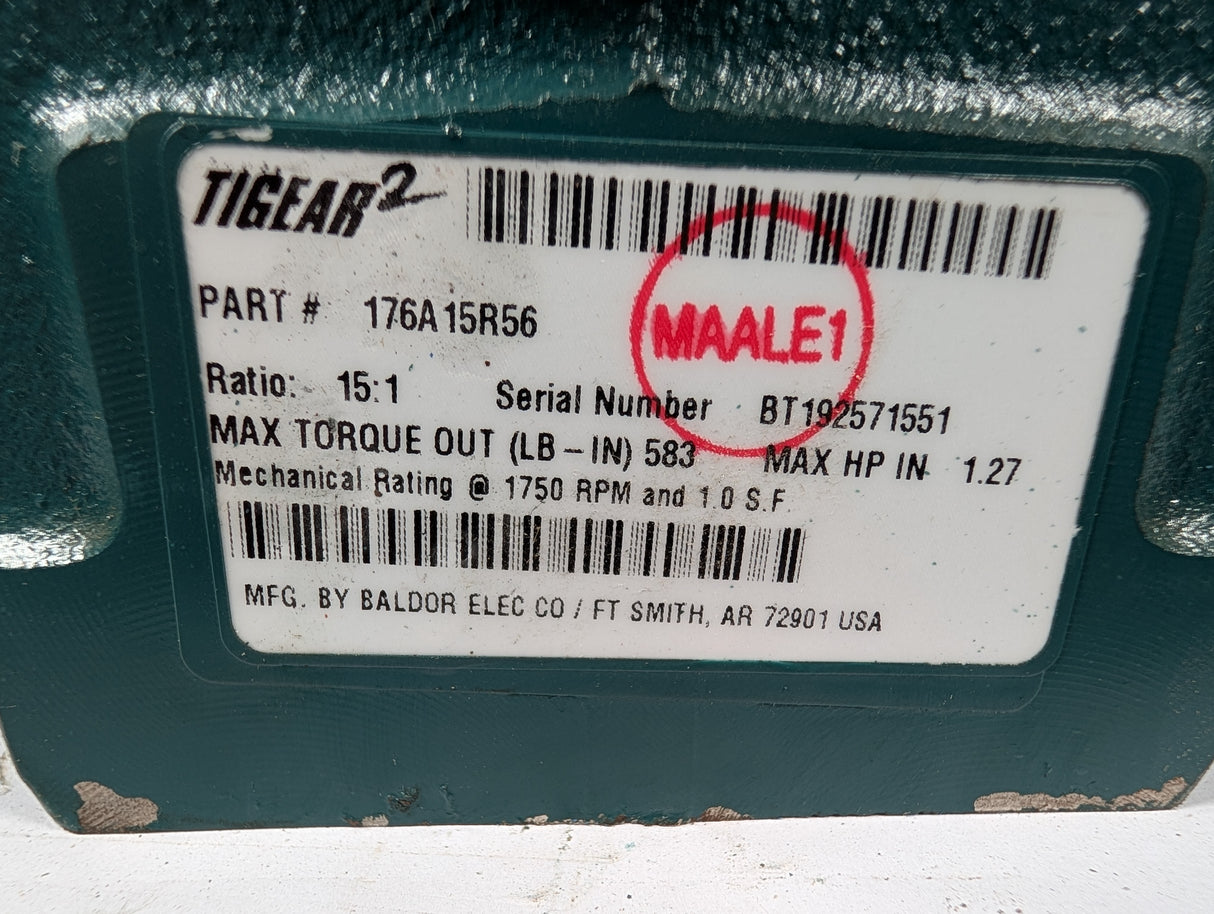 Dodge Tigear - 15:1 Gear Reducer - 176A15R56 - New - Big Liquidators