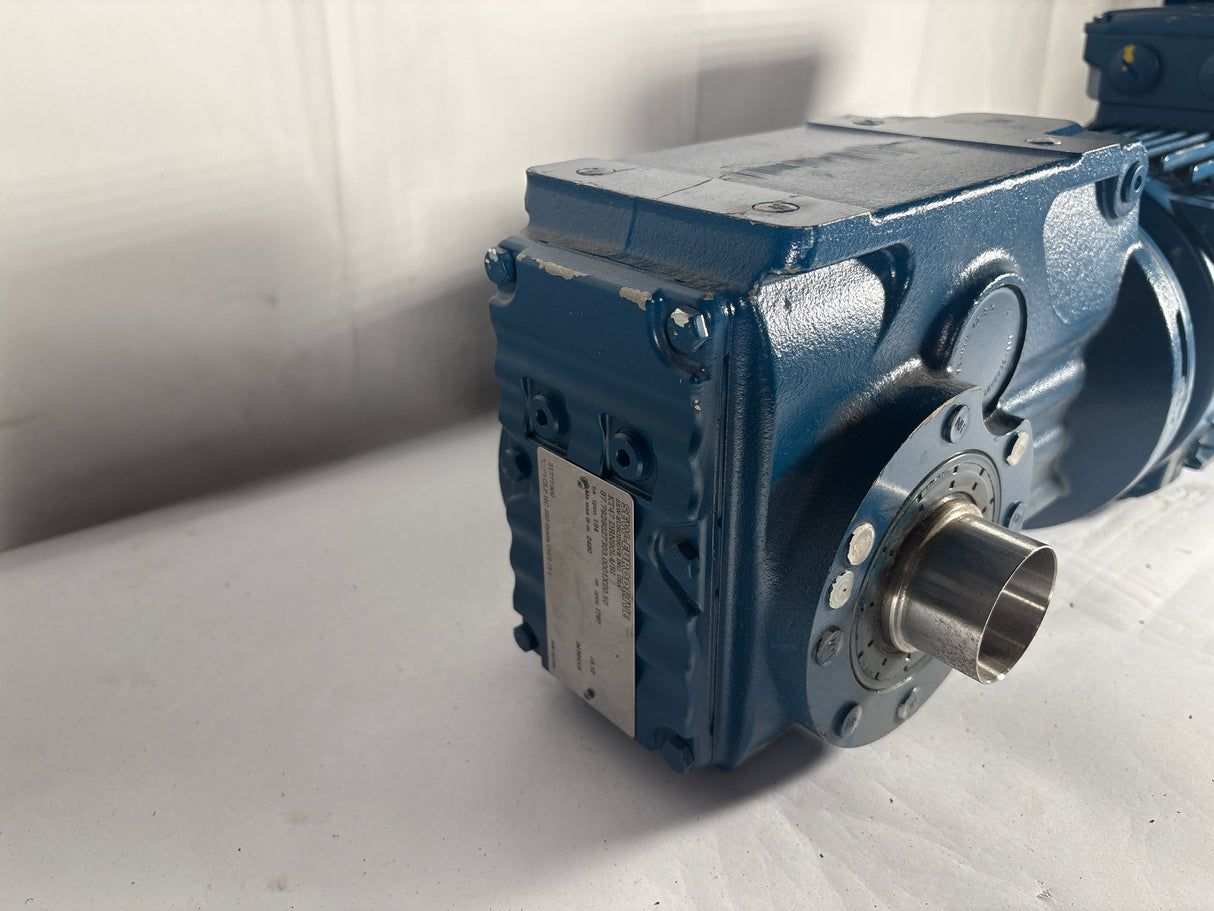 Sew - Eurodrive - 2 HP Helical - Bevel Gearmotor - KT47 DRN90L4/RI - Used - Big Liquidators