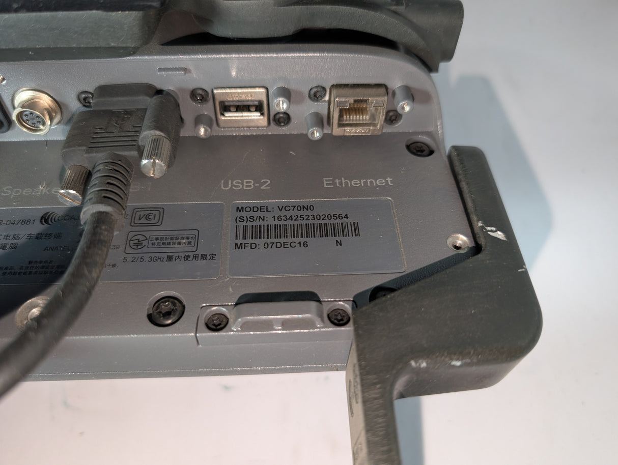 Zebra - Vehicle Mounted Computer with Bracket and Keyboard - VC70N0 - Used - Big Liquidators