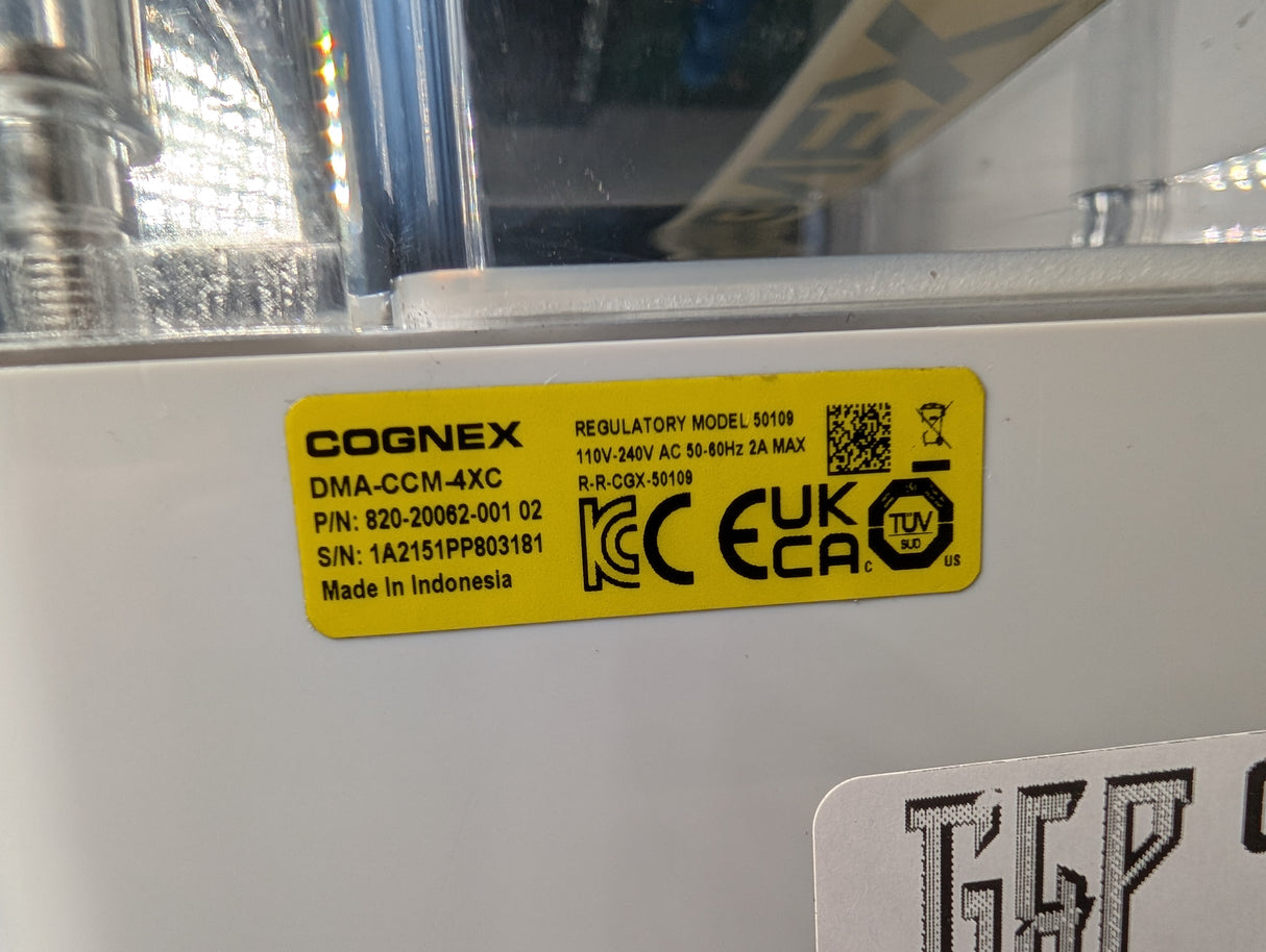 Cognex - Barcode Scanner Controller - DMA - CCM - 4XC - Used - Big Liquidators