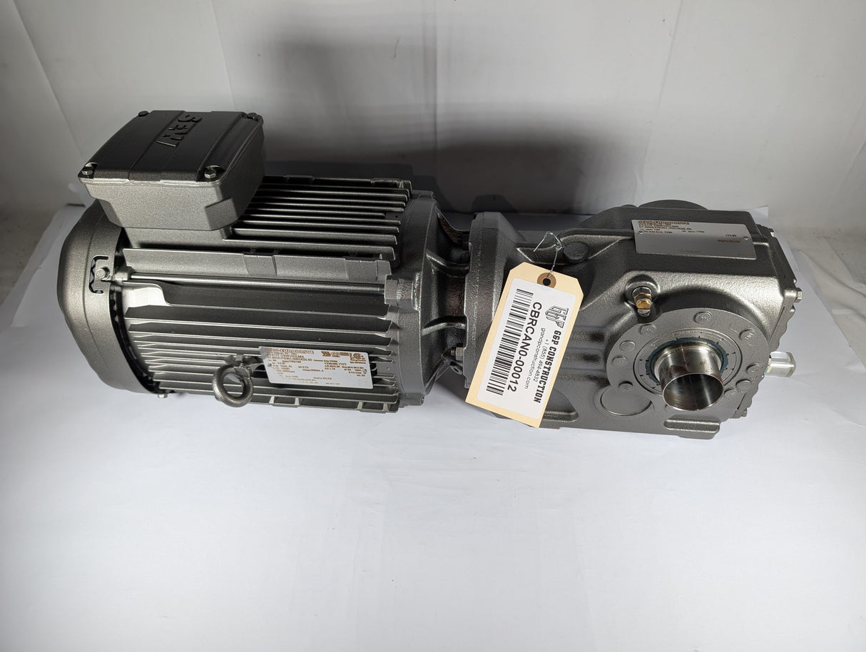 Sew - Eurodrive - 5 HP Helical Bevel Gearmotor - KT47/T DRN100LM4 - New - Big Liquidators