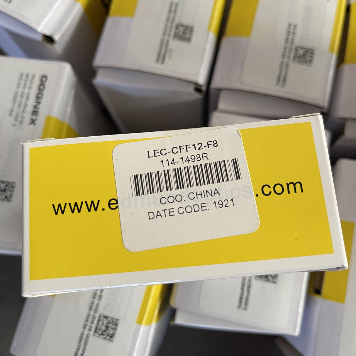 COGNEX LEC-CFF12-F8 FIXED FOCAL LENSE 114-1498R