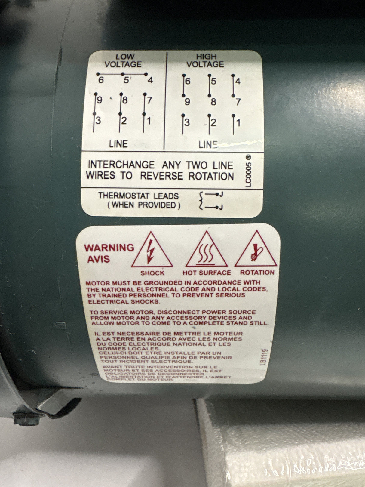 Baldor Reliance - 3 HP Electric Motor - VUHM3611T - Used - Big Liquidators