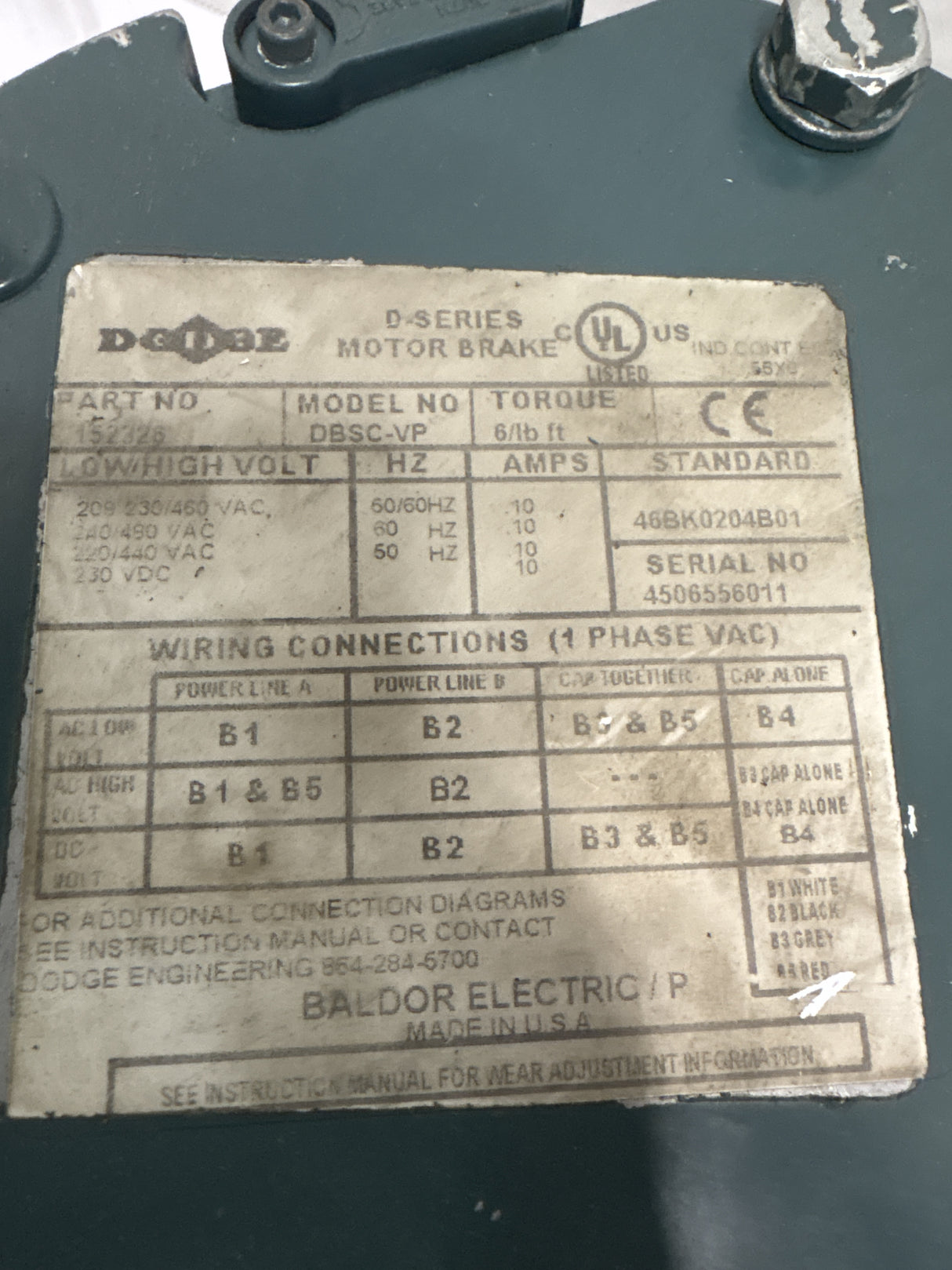 Baldor Reliance - 3 HP Electric Motor - VUHM3611T - Used - Big Liquidators