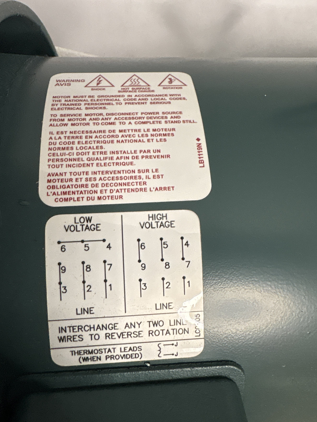 Baldor Reliance - 5 HP Electric Motor - VEBM3615T - D - Used - Big Liquidators