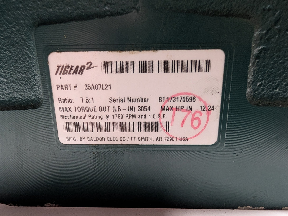 Dodge Tigear - 7.5:1 Gear Reducer - 35A07L21 - Used - Big Liquidators