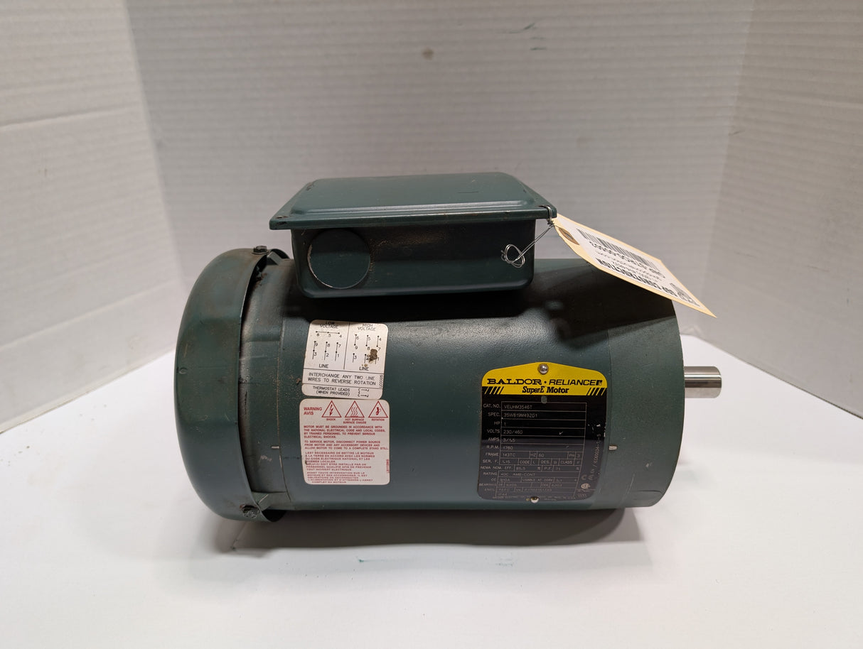 Baldor Reliance - 1 HP Electric Motor - VEUHM3546T - Used - Big Liquidators
