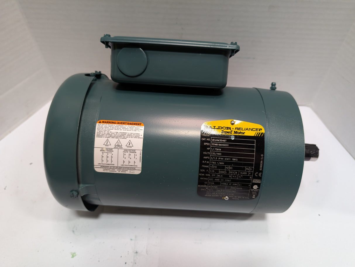 Baldor Reliance - 1 HP Electric Motor - VEUHM3546T - Used - Big Liquidators