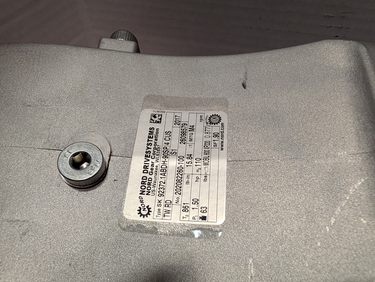 Nord Drive System - 1.5 HP Electric Motor - SK 90SP/4 CUS TW - New - Big Liquidators