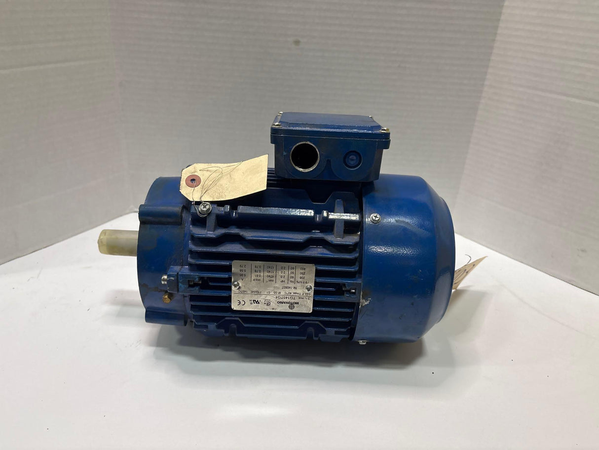 Motovario - 2 HP Electric Motor - TG145TG4 - Used - Big Liquidators