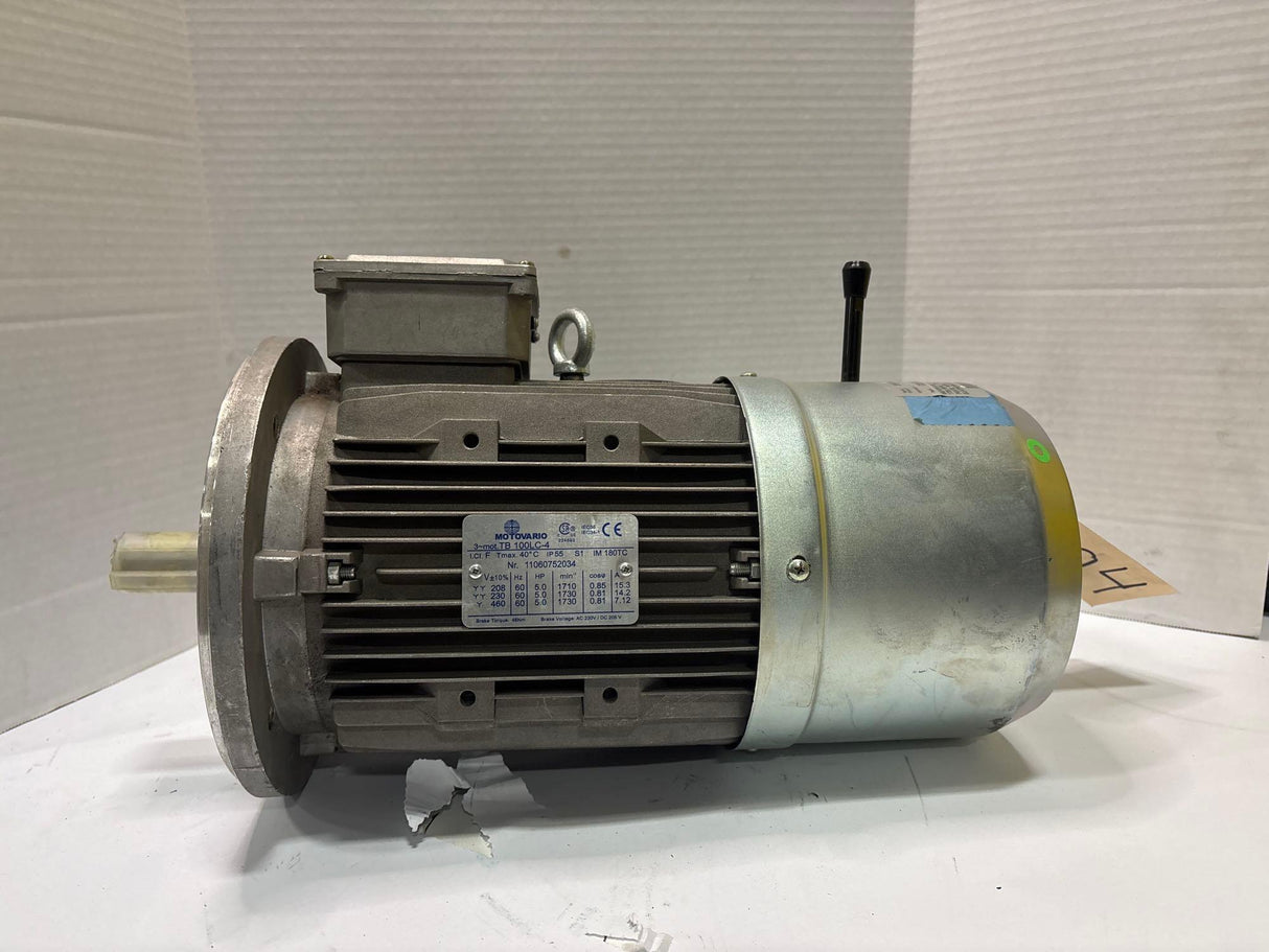 Motovario - 5 HP Electric Motor - TB 100LC - 4 - Used - Big Liquidators