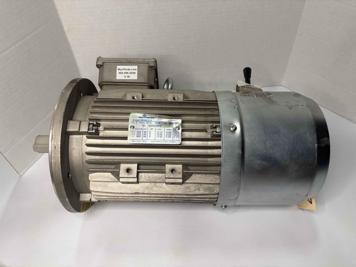 Motovario - 3 HP Electric Motor - TB100LA - 4 - Used - Big Liquidators