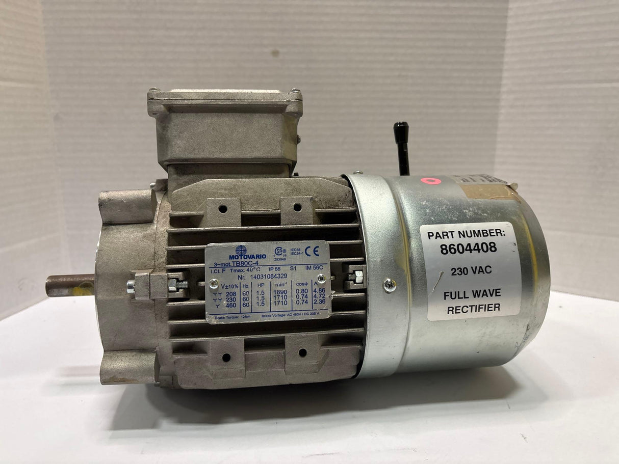 Motovario - 1.5 HP Electric Motor - TB80C - 4 - Used - Big Liquidators