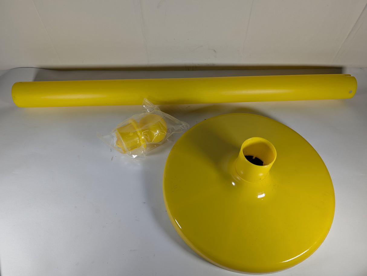 Uline - Plastic Crowd Control Post Yellow - H - 3361Y - New - Big Liquidators