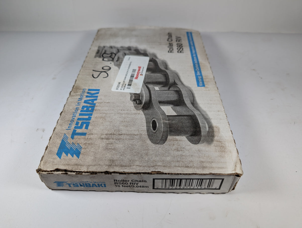 Tsubaki - 10 ft Roller Chain - RS60 RIV - New - Big Liquidators