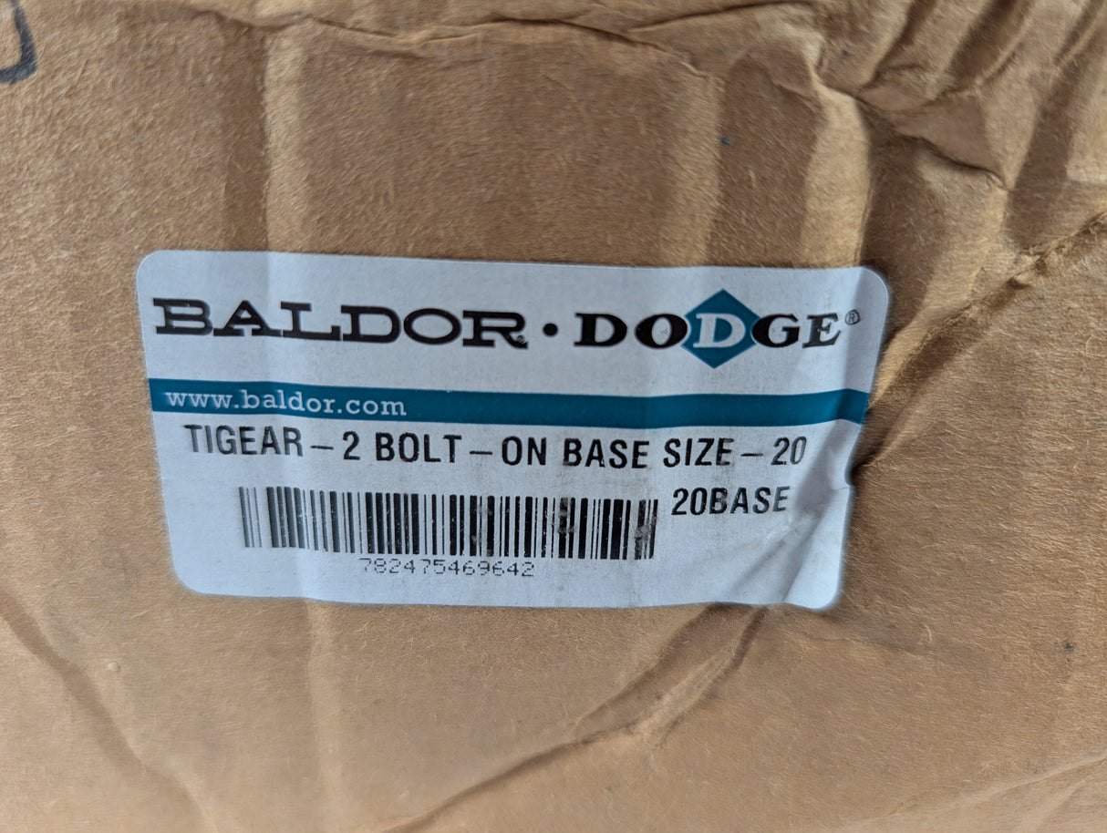 Dodge - Gear Reducer Replacement Part - TIGEAR - 2 BOLT - ON SIZE - 20 - New - Big Liquidators
