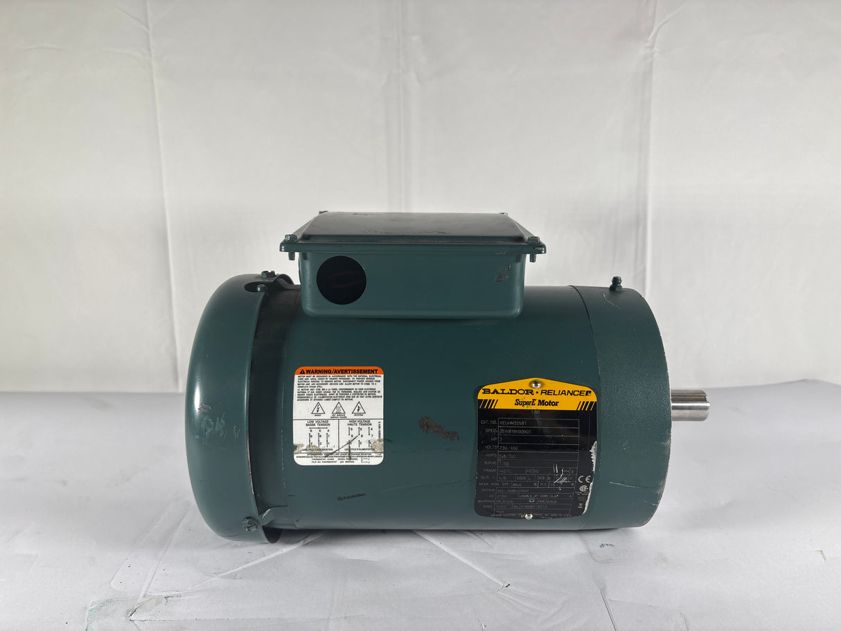 Baldor - 2 HP Electric Motor - VEUHM3558T - Used - Big Liquidators