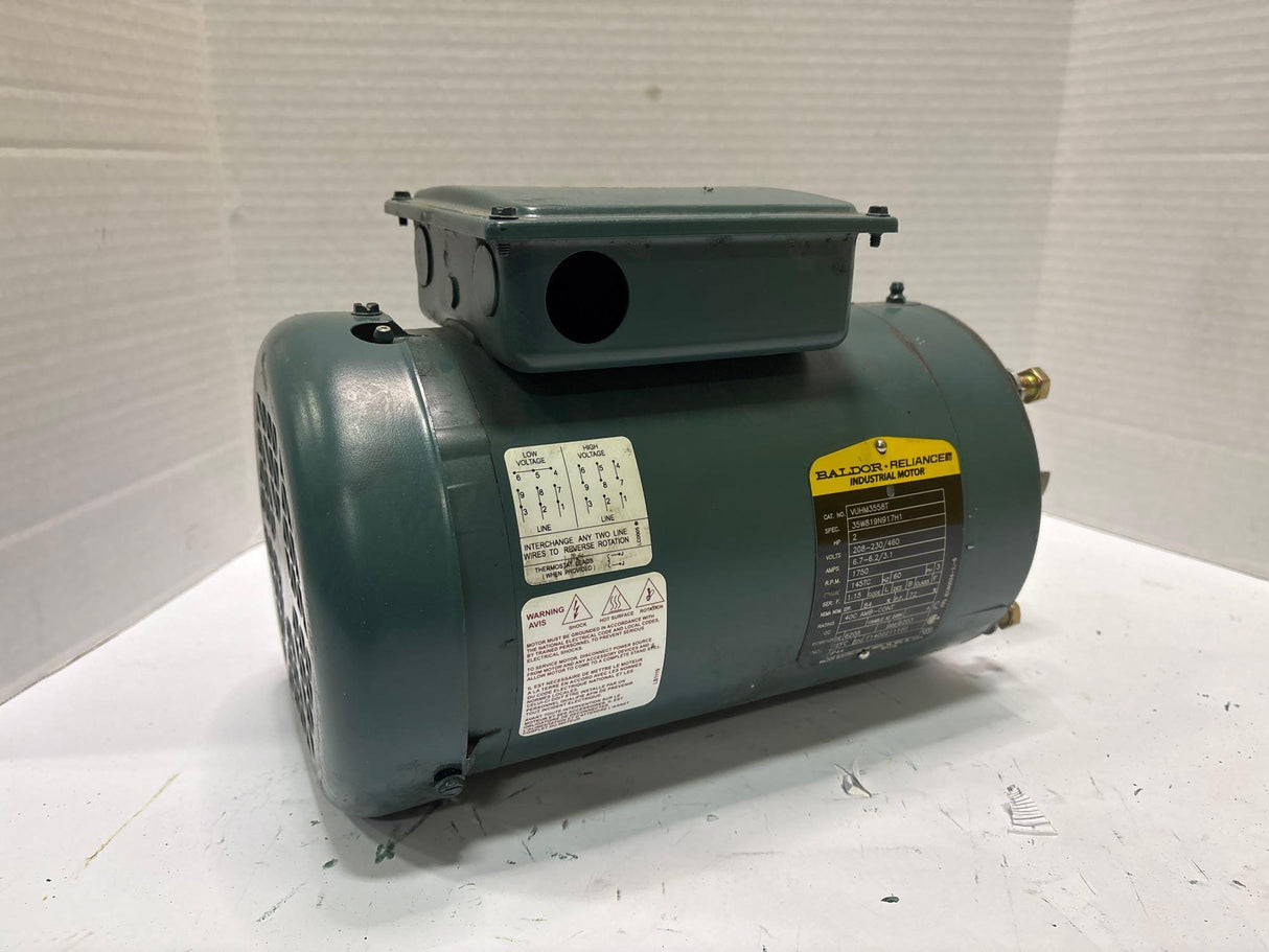 Baldor Reliance - 2 HP Electric Motor - VUHM3558T - Used - Big Liquidators