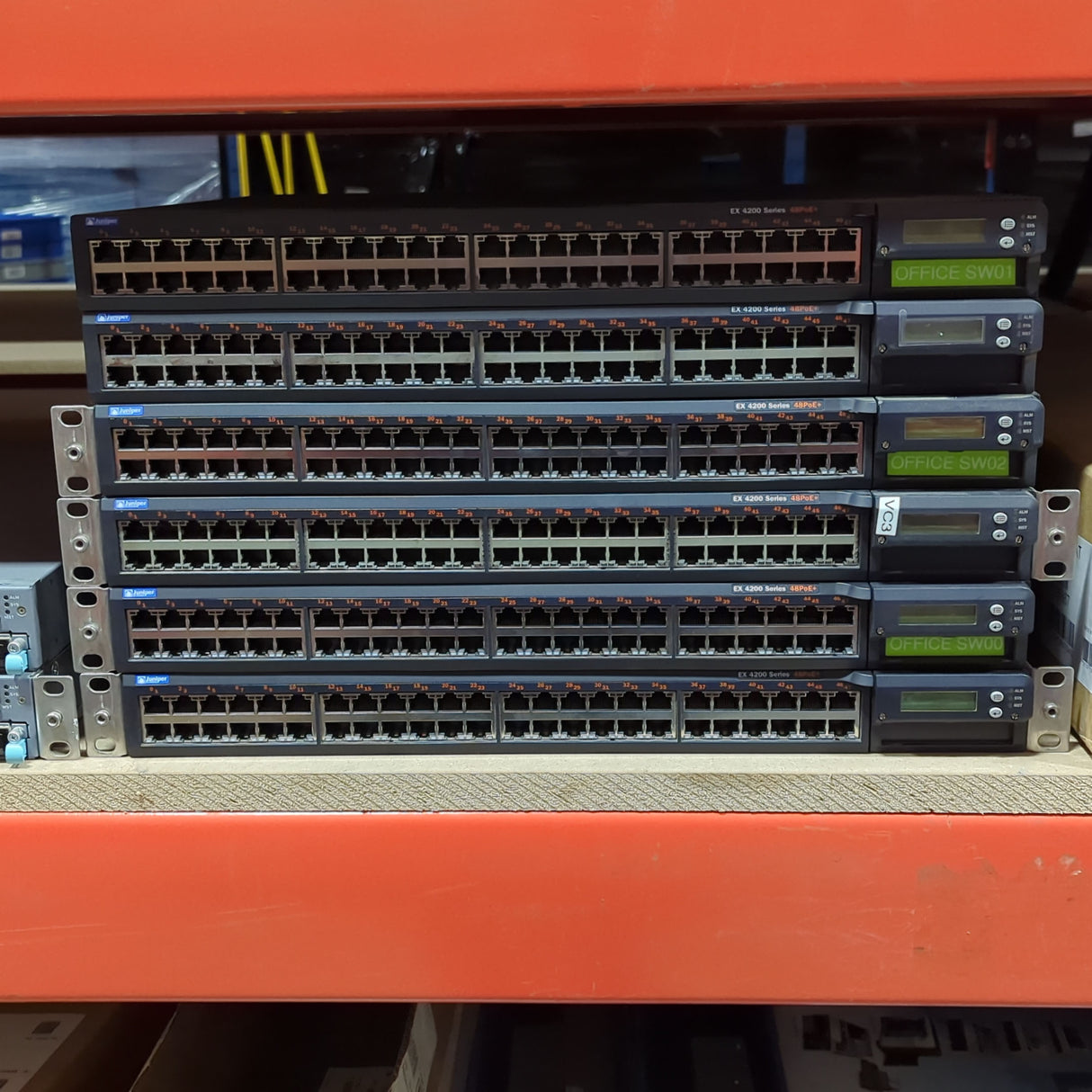 Juniper Networks - 48 - Port PoE+ Ethernet Switch - EX4200 - Used - Big Liquidators