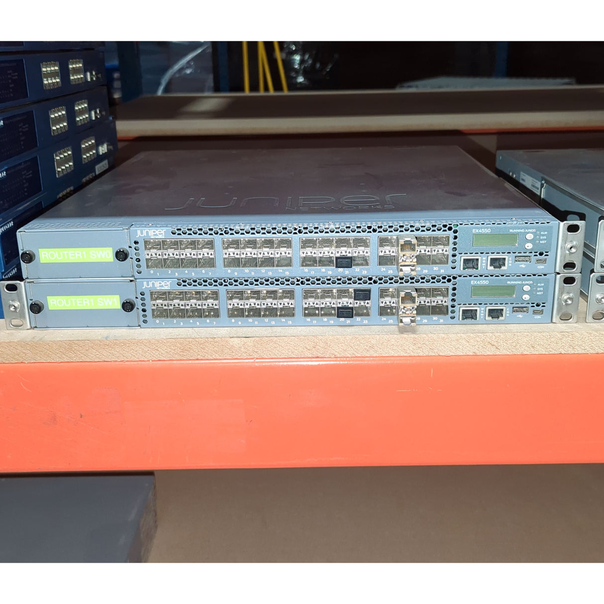 Juniper Networks - 32 - Port 10GbE Ethernet Switch - EX4550 - Used - Big Liquidators