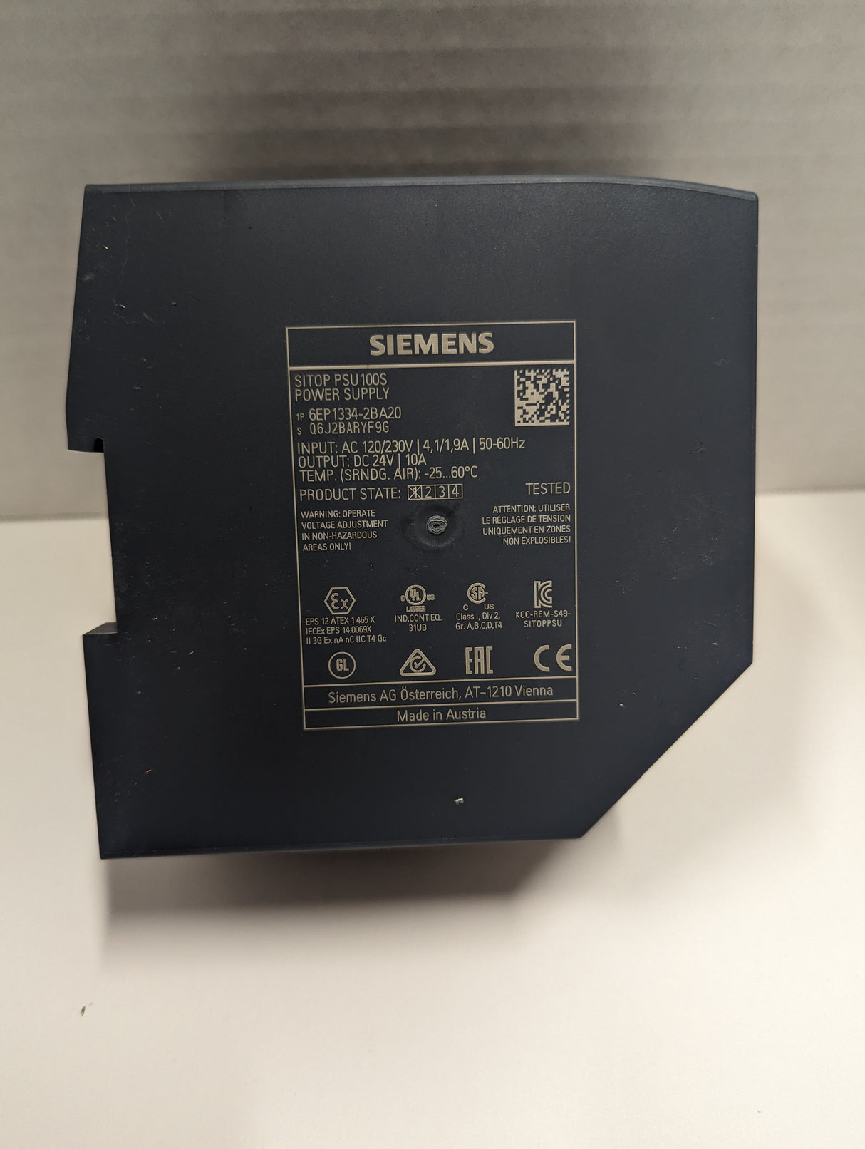 Siemens SITOP PSU100S - Stabilized Power Supply - Used