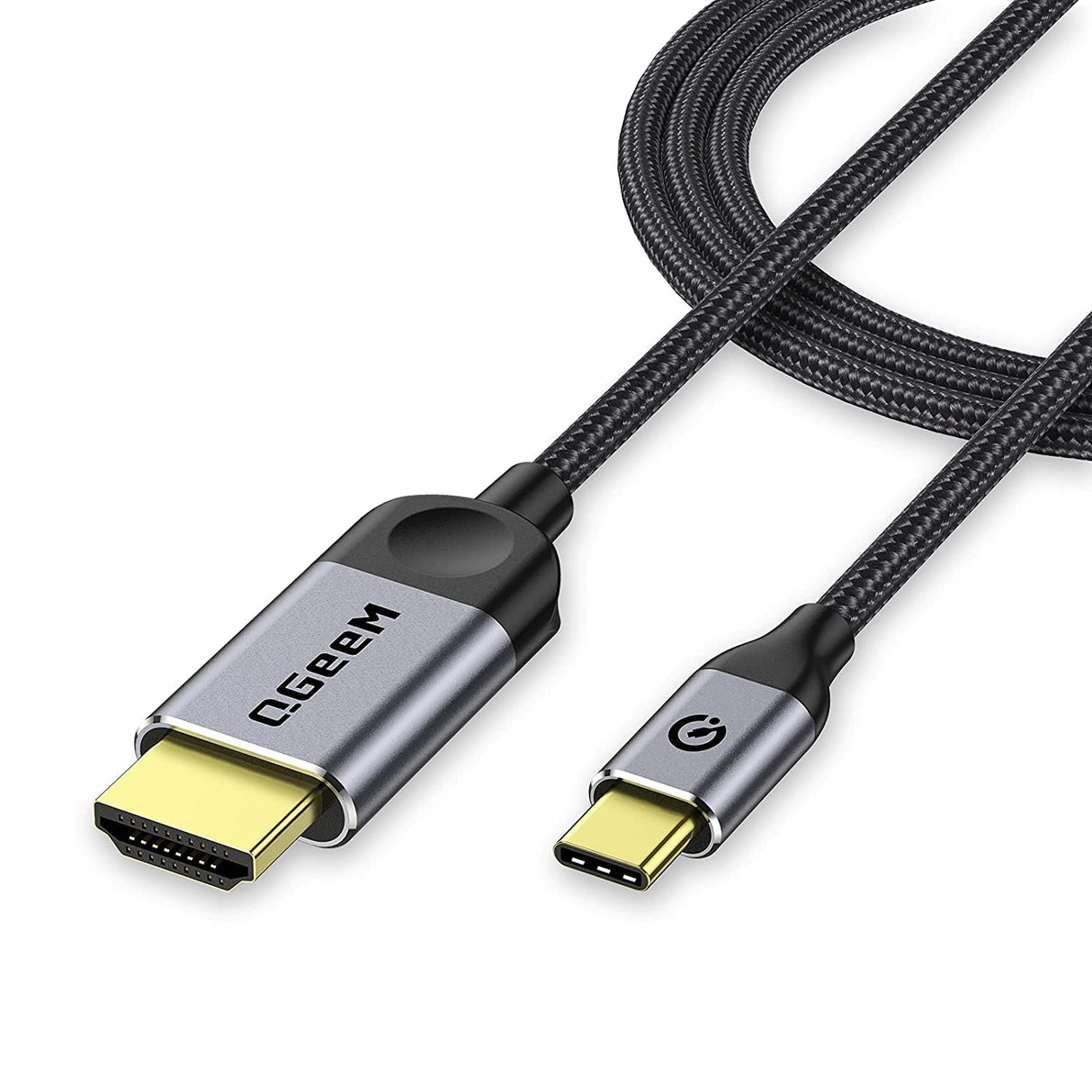 QGeeM - USB C to HDMI Cable Adapter - 6ft, 4K - New