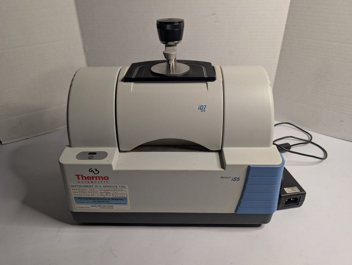 Thermo Fisher Scientific - Spectrometer with Nicolet iD7 ATR - Nicolet iS5 - Used - Big Liquidators