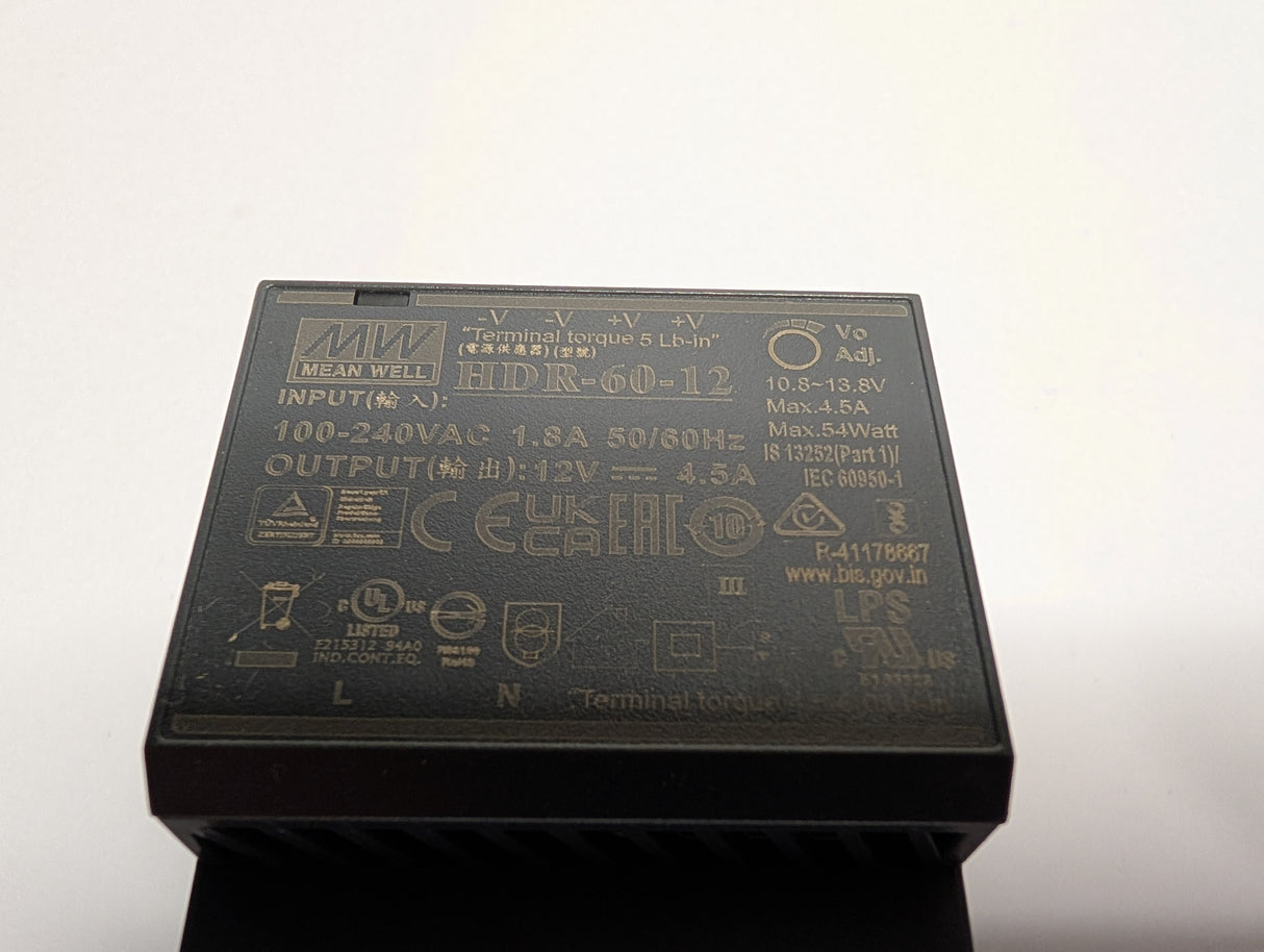 Mean Well - 60 Watt Power Supply - 1371281 - New - Big Liquidators