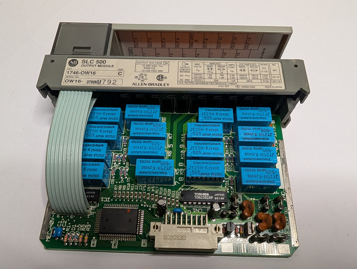 Allen Bradley - Output Module - SLC 500 1746 - OW16 - Used - Big Liquidators