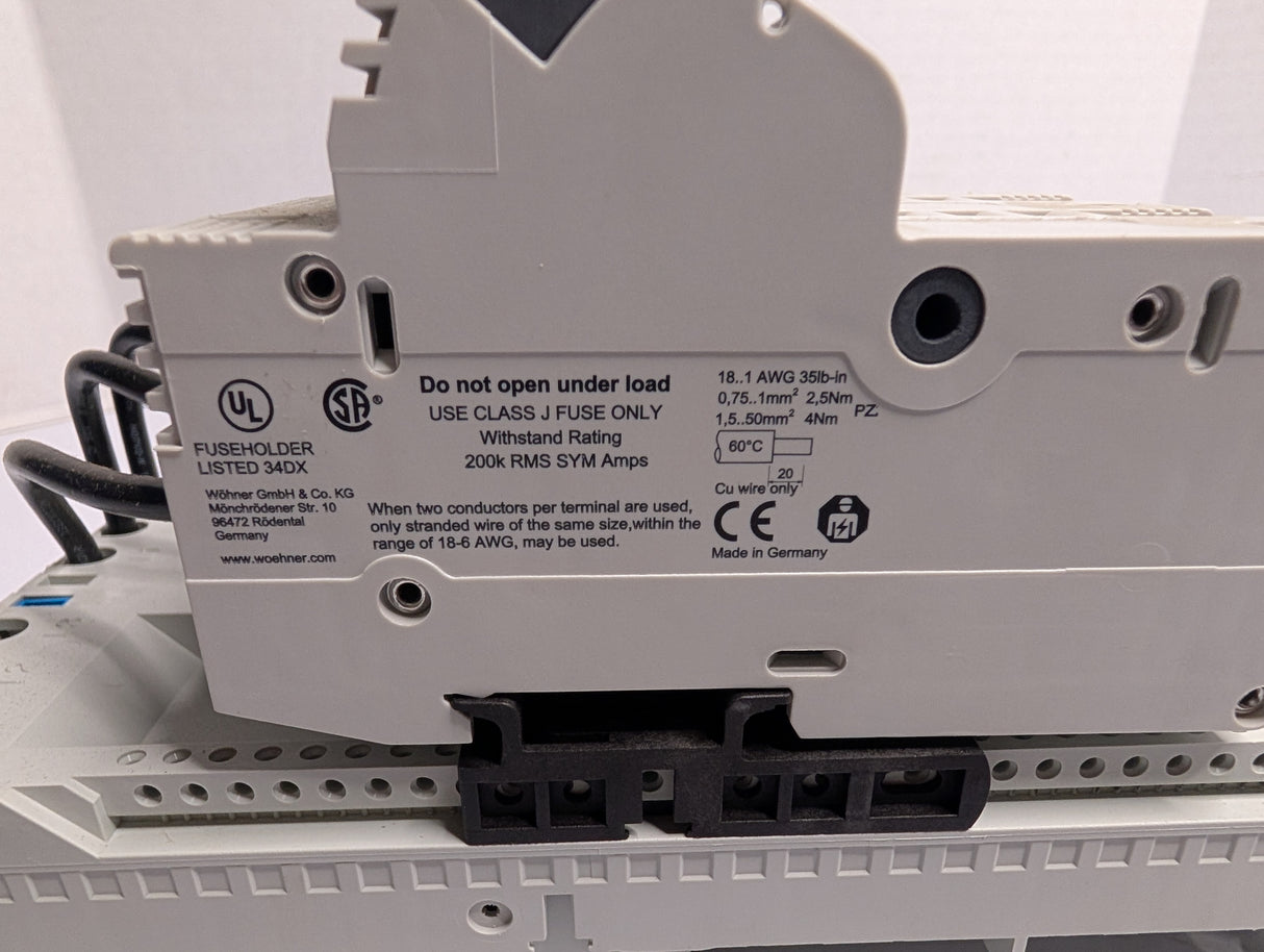 Wohner - 600V Fuse Holder - 31968 - New - Big Liquidators