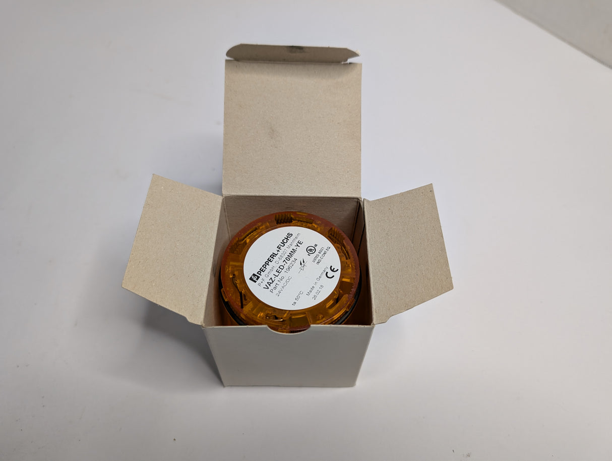 Pepperl+Fuchs - Yellow Stack Light - VAZ - LED - 70MM - YE - New - Big Liquidators