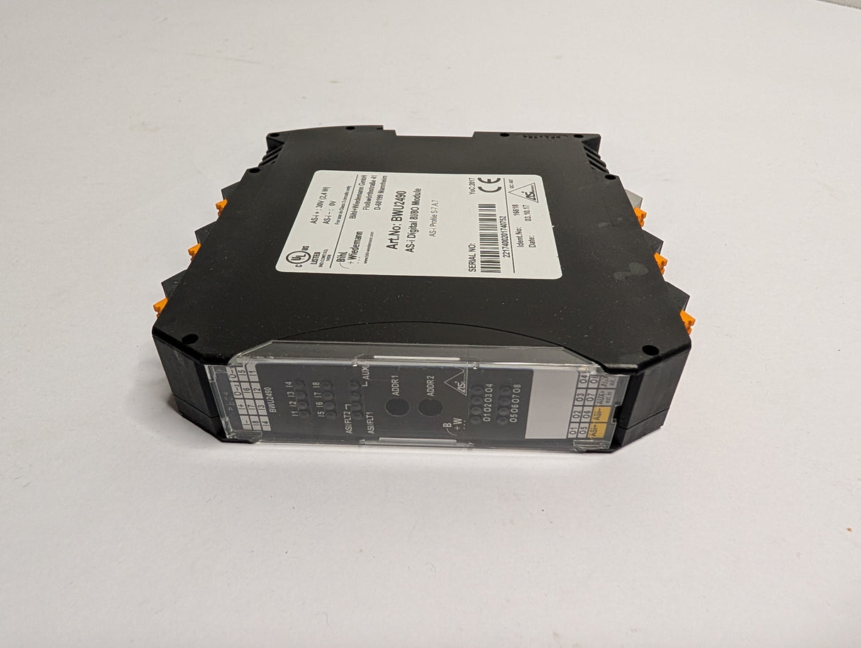 Bihl Wiedemann - ASi Digital I/O Module - BWU2490 - New - Big Liquidators