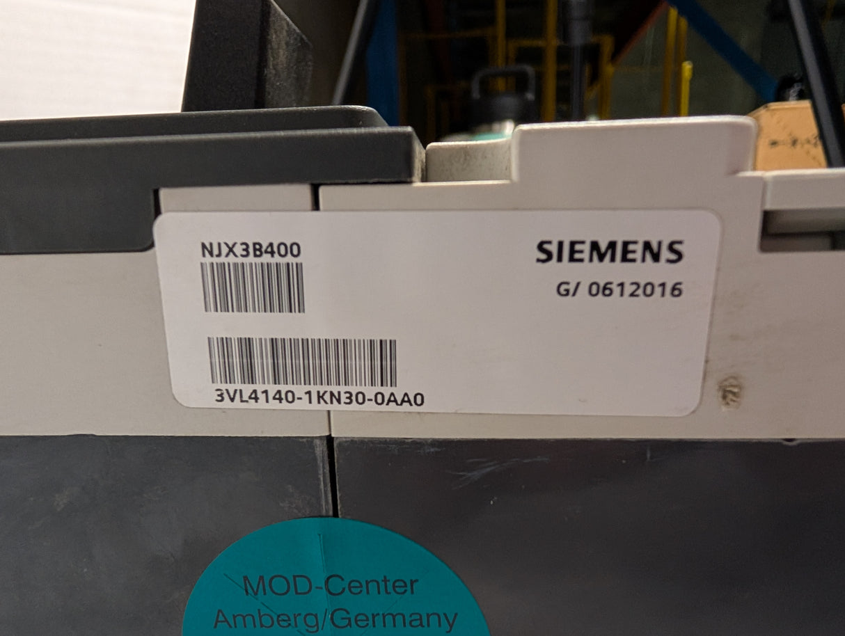 Siemens - 400 AMP Circuit Breaker - NJX3B400 - Used - Big Liquidators