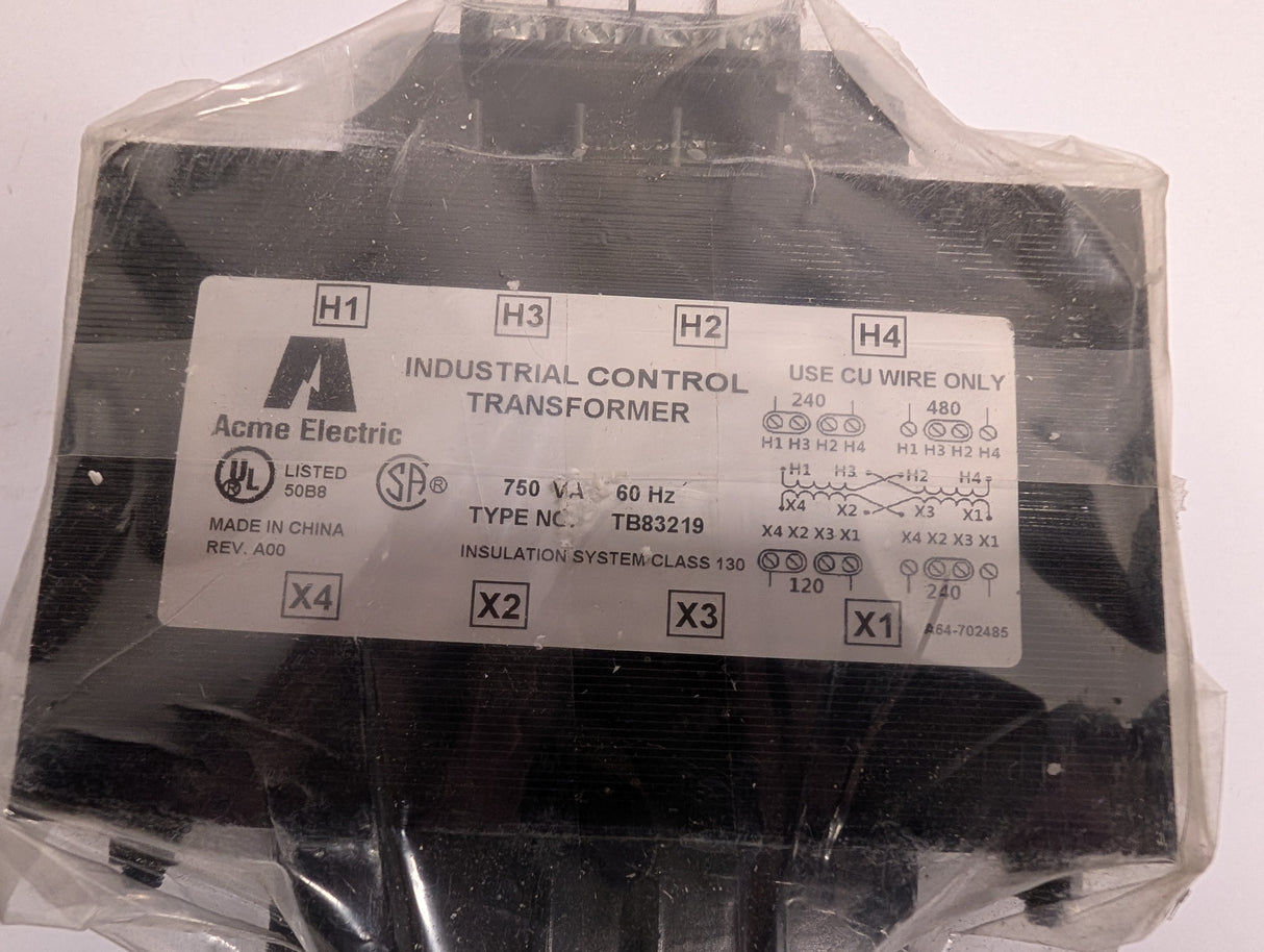 Acme Electric - Industrial Control Transformer - TB83219 - New - Big Liquidators