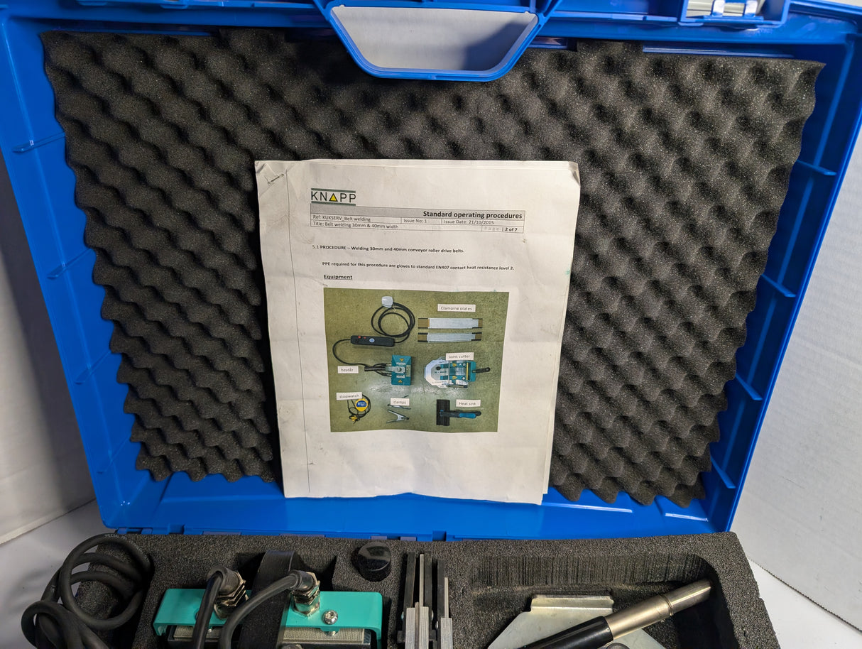 Forbo/Mussel - Belt Welding Kit for 30mm & 40mm - SMX - HC - 130/40 SK - Used - Big Liquidators