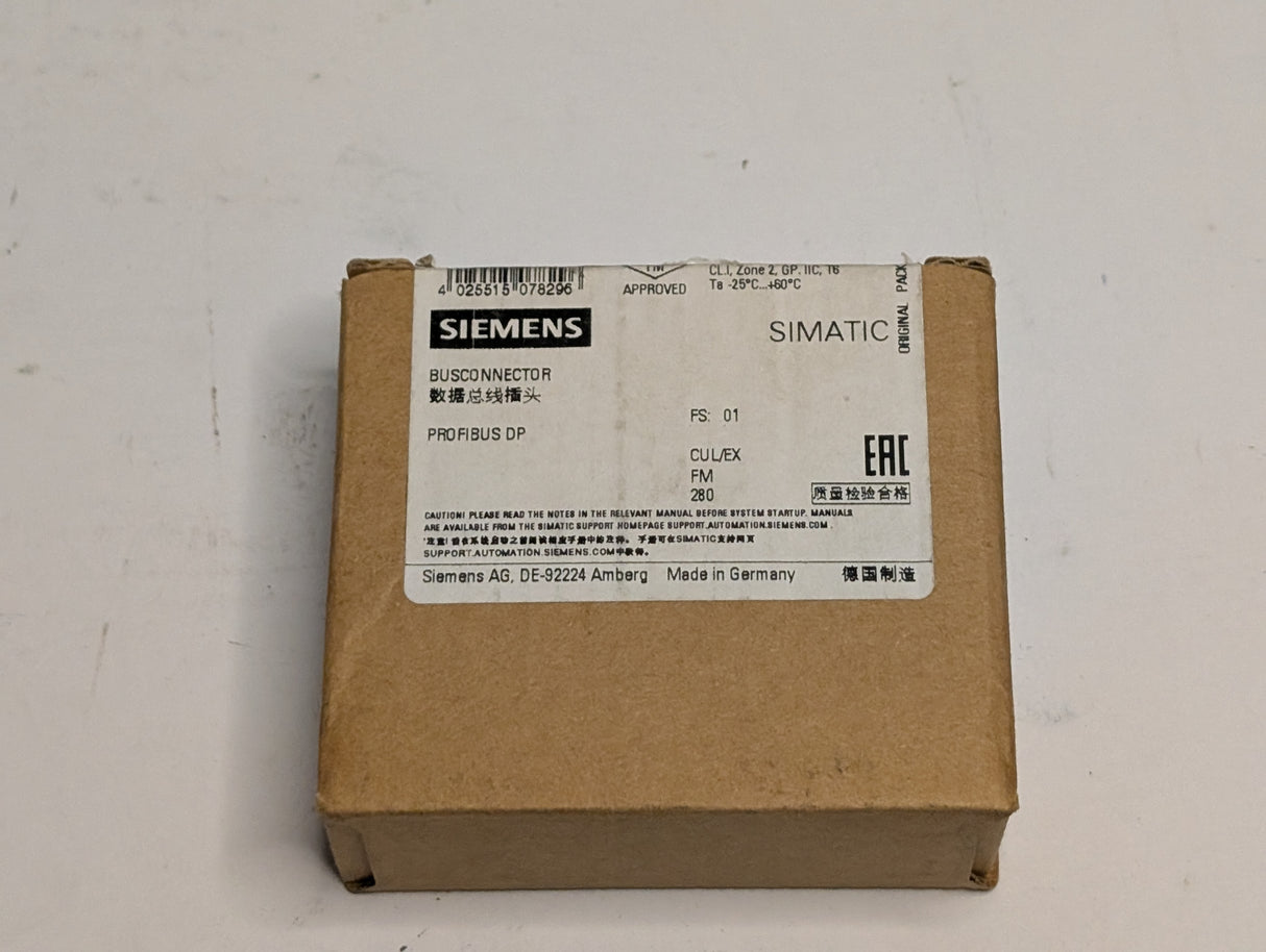 Siemens - PROFIBUS DP Connector - 972 - 0BB42 - 0XA0 - New - Big Liquidators