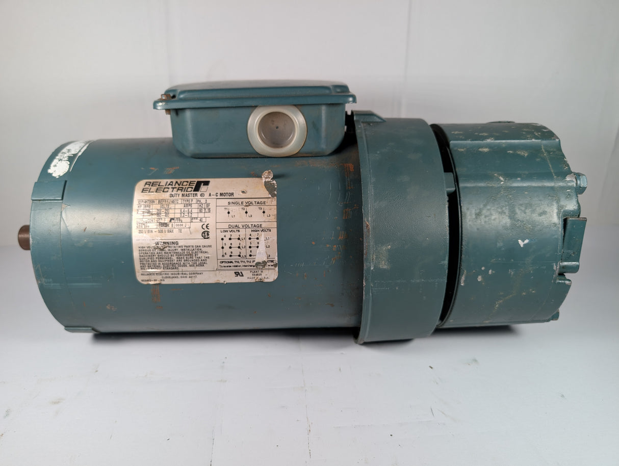 Reliance Electric - 2 HP Electric Motor With D - Series Motor Break - P14H7208N - Used - Big Liquidators